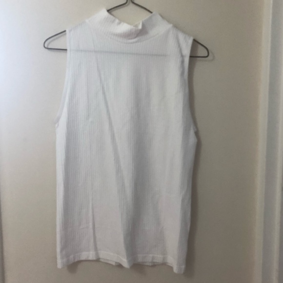 Mock neck ribbed tank - Picture 1 of 3